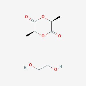 molecular formula C8H14O6 B1217773 Poly(ethyleneglycol-lactide) 