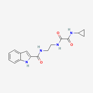 N-cyclopropyl-N'-{2-[(1H-indol-2-ylcarbonyl)amino]ethyl}ethanediamide