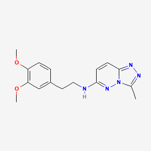 N-[2-(3,4-dimethoxyphenyl)ethyl]-3-methyl[1,2,4]triazolo[4,3-b]pyridazin-6-amine