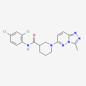 N-(2,4-dichlorophenyl)-1-(3-methyl[1,2,4]triazolo[4,3-b]pyridazin-6-yl)piperidine-3-carboxamide