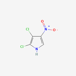 molecular formula C4H2Cl2N2O2 B1217792 Pyrrolomycin A CAS No. 79763-01-2