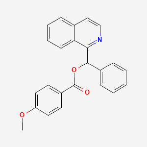 Isoquinolin-1-yl(phenyl)methyl 4-methoxybenzoate