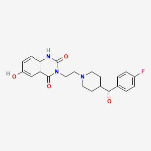 molecular formula C22H22FN3O4 B1217811 6-Hydroxyketanserin CAS No. 94840-70-7