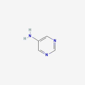 molecular formula C4H5N3 B1217817 Pyrimidin-5-amine CAS No. 591-55-9