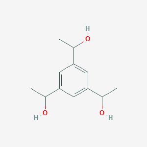 molecular formula C12H18O3 B1217820 1-[3,5-Bis(1-hydroxyethyl)phenyl]ethanol CAS No. 37394-26-6