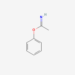 molecular formula C8H9NO B1217828 Phenyl acetimidate 
