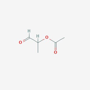 molecular formula C5H8O3 B1217831 2-乙酰氧基丙醛 CAS No. 22094-23-1