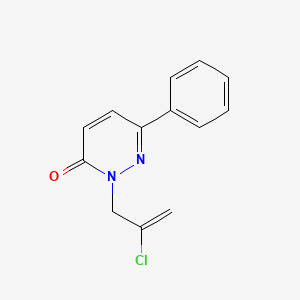 molecular formula C13H11ClN2O B12178321 2-(2-chloroprop-2-en-1-yl)-6-phenylpyridazin-3(2H)-one 