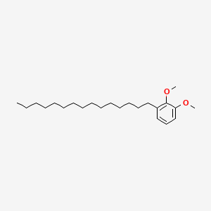 molecular formula C23H40O2 B1217840 3-Pentadecylveratrole CAS No. 7461-75-8