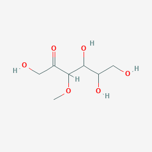 molecular formula C7H14O6 B1217844 D-Fructose, 3-O-methyl- CAS No. 36256-85-6