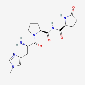 L-Prolinamide, 5-oxo-L-prolyl-1-methyl-L-histidyl-
