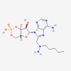 molecular formula C16H26N7O6P B1217863 8-Aminohexylamino cAMP CAS No. 39824-30-1