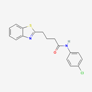 4-(1,3-benzothiazol-2-yl)-N-(4-chlorophenyl)butanamide