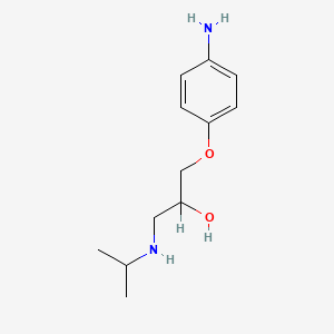 molecular formula C12H20N2O2 B1217872 1-(4-Aminophenoxy)-3-((1-methylethyl)amino)-2-propanol CAS No. 27684-79-3