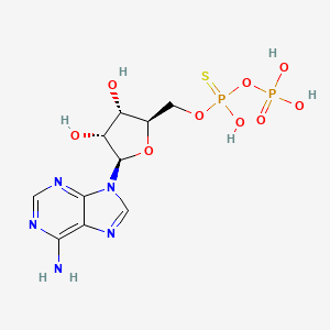 molecular formula C10H15N5O9P2S B1217875 Adenosine 5'-O-(1-thiodiphosphate) CAS No. 51777-22-1