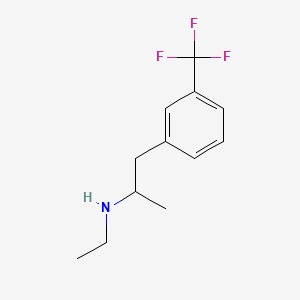 molecular formula C12H16F3N B1217885 Fenfluramine CAS No. 458-24-2
