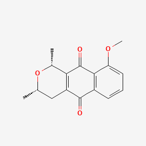 molecular formula C16H16O4 B1217887 Eleutherin CAS No. 478-36-4
