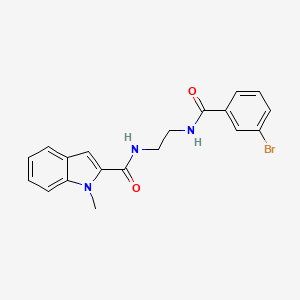 N-(2-{[(3-bromophenyl)carbonyl]amino}ethyl)-1-methyl-1H-indole-2-carboxamide