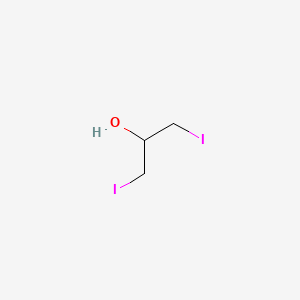 molecular formula C3H6I2O B1217893 1,3-二碘丙烷-2-醇 CAS No. 534-08-7