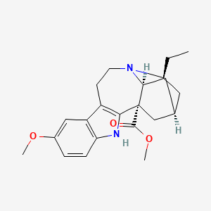 molecular formula C22H28N2O3 B1217894 Voacangine CAS No. 510-22-5