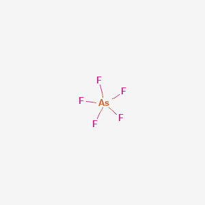 molecular formula AsF5 B1217895 Arsenic pentafluoride CAS No. 7784-36-3