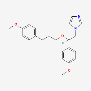 molecular formula C22H26N2O3 B1217897 SKF-96365 free base CAS No. 162849-90-3