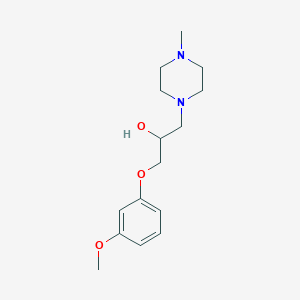 1-(3-Methoxyphenoxy)-3-(4-methylpiperazin-1-yl)propan-2-ol