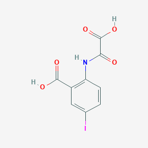 molecular formula C9H6INO5 B1217901 5-Iodo-2-(oxaloamino)benzoic acid 