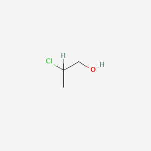 molecular formula C3H7ClO B1217905 2-Chloro-1-propanol CAS No. 78-89-7