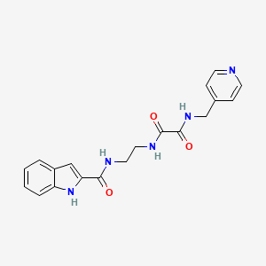 molecular formula C19H19N5O3 B12179094 N-{2-[(1H-indol-2-ylcarbonyl)amino]ethyl}-N'-(pyridin-4-ylmethyl)ethanediamide 