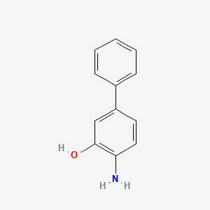 molecular formula C12H11NO B1217912 3-羟基-4-氨基联苯 CAS No. 4363-03-5