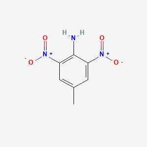 molecular formula C7H7N3O4 B1217913 2,6-Dinitro-4-methylaniline CAS No. 6393-42-6