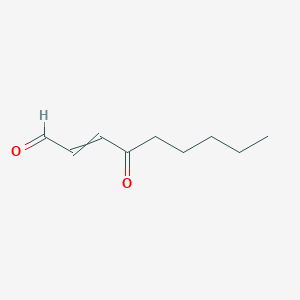 molecular formula C9H14O2 B1217918 4-Hydroxy-2,3-nonadienal 