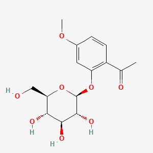 molecular formula C15H20O8 B1217928 Paeonoside CAS No. 20309-70-0