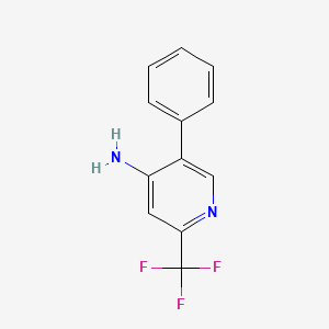 4-Amino-5-phenyl-2-(trifluoromethyl)pyridine