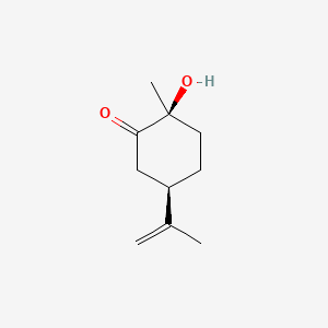 molecular formula C10H16O2 B1217931 (1S,4R)-1-Hydroxy-2-oxolimonene CAS No. 24047-73-2