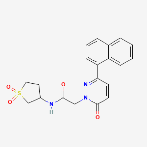 N-(1,1-dioxidotetrahydrothiophen-3-yl)-2-[3-(naphthalen-1-yl)-6-oxopyridazin-1(6H)-yl]acetamide