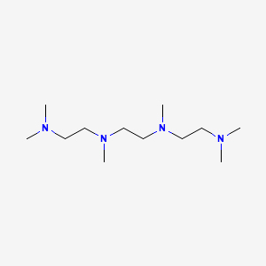 molecular formula C12H30N4 B1217956 1,1,4,7,10,10-Hexamethyltriethylenetetramine CAS No. 3083-10-1
