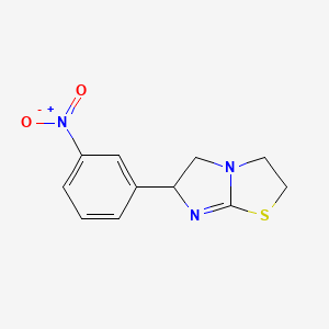 molecular formula C11H11N3O2S B1217963 Nitramisole CAS No. 6363-02-6