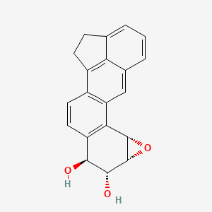 molecular formula C20H16O3 B1217965 Cholanthrene-9,10-diol-7,8-epoxide CAS No. 111238-25-6