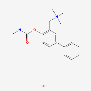 molecular formula C19H25BrN2O2 B1217969 (2-Hydroxy-5-phenylbenzyl)trimethylammonium bromide CAS No. 1954-17-2