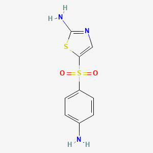 molecular formula C9H9N3O2S2 B1217975 噻唑磺酮 CAS No. 473-30-3