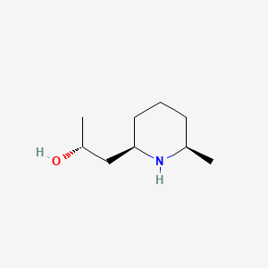 molecular formula C9H19NO B1217993 Pinidinol CAS No. 129785-16-6