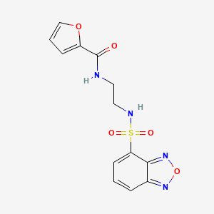 N-{2-[(2,1,3-benzoxadiazol-4-ylsulfonyl)amino]ethyl}furan-2-carboxamide