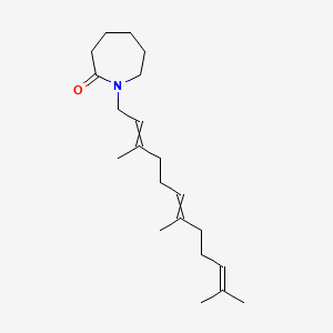 molecular formula C21H35NO B1217994 N-farnesylazepan-2-one 