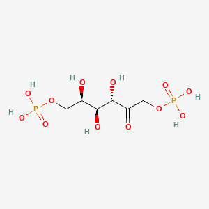 molecular formula C6H14O12P2 B1217997 1,6-di-O-phosphono-D-tagatose CAS No. 55529-38-9