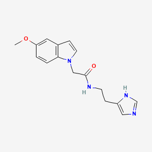 N-[2-(1H-imidazol-4-yl)ethyl]-2-(5-methoxy-1H-indol-1-yl)acetamide