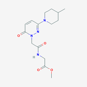 methyl N-{[3-(4-methylpiperidin-1-yl)-6-oxopyridazin-1(6H)-yl]acetyl}glycinate