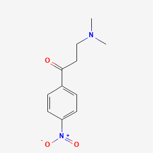 molecular formula C11H14N2O3 B1218005 3-(Dimethylamino)-1-(4-nitrophenyl)-1-propanone CAS No. 2138-40-1