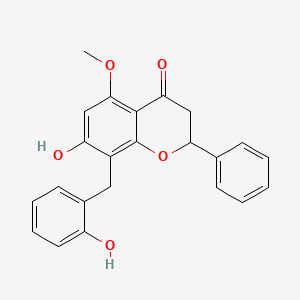 molecular formula C23H20O5 B1218008 5-O-Methylchamanetin CAS No. 71013-36-0